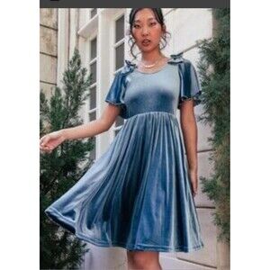 JessaKae Northward Sonnet velvet dress  Size S Romantic Event Goth